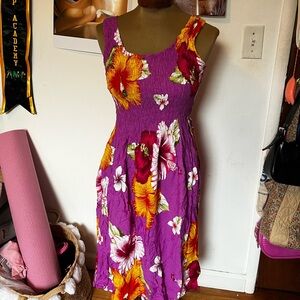 Collection B Vibrant Floral Midi Dress